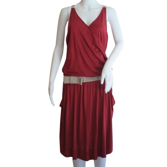 See by Chloe Women's Red Retro Sleeveless Dress - Picture 1 of 7
